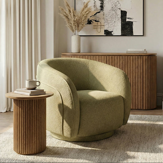 Orla Swivel Chair - Pistachio
