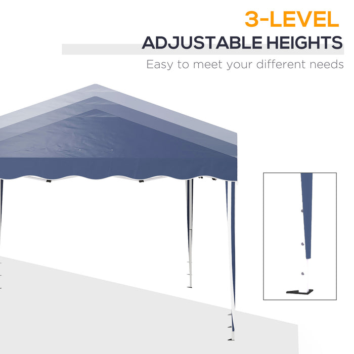 3 x 3m Pop Up Gazebo, Outdoor Camping Gazebo Party Tent with Carry Bag