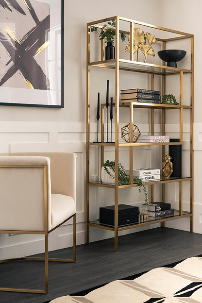 Otto Brass Shelf Unit