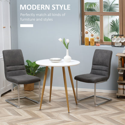 Round Dining Table with Matte Top Metal legs, Kitchen Table for 2 People