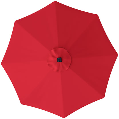 UPF 50+ Replacement Parasol Canopy Parasol Cover Replacement, Red