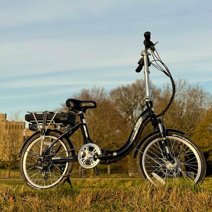 DALLINGRIDGE OXFORD FOLDING ELECTRIC BIKE, 20″ WHEEL 14A 36V Battery – BLACK