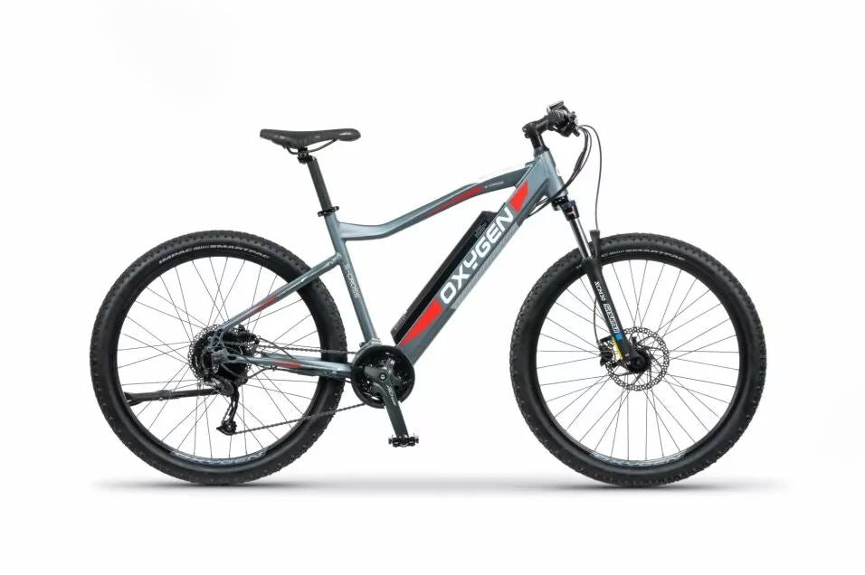 Oxygen S-Cross MTB MKII Electric Mountain Bike – 27 Speed, 27.5" Wheel 16AH Battery  Up To 70 Miles -  Delivered For Xmas