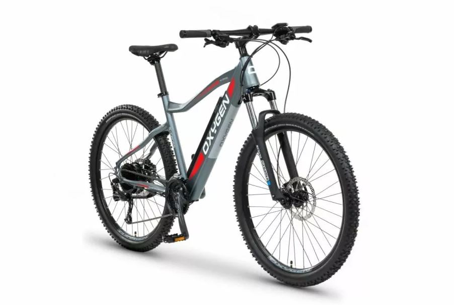 Oxygen S-Cross MTB MKII Electric Mountain Bike – 27 Speed, 27.5" Wheel 16AH Battery  Up To 70 Miles -  Delivered For Xmas