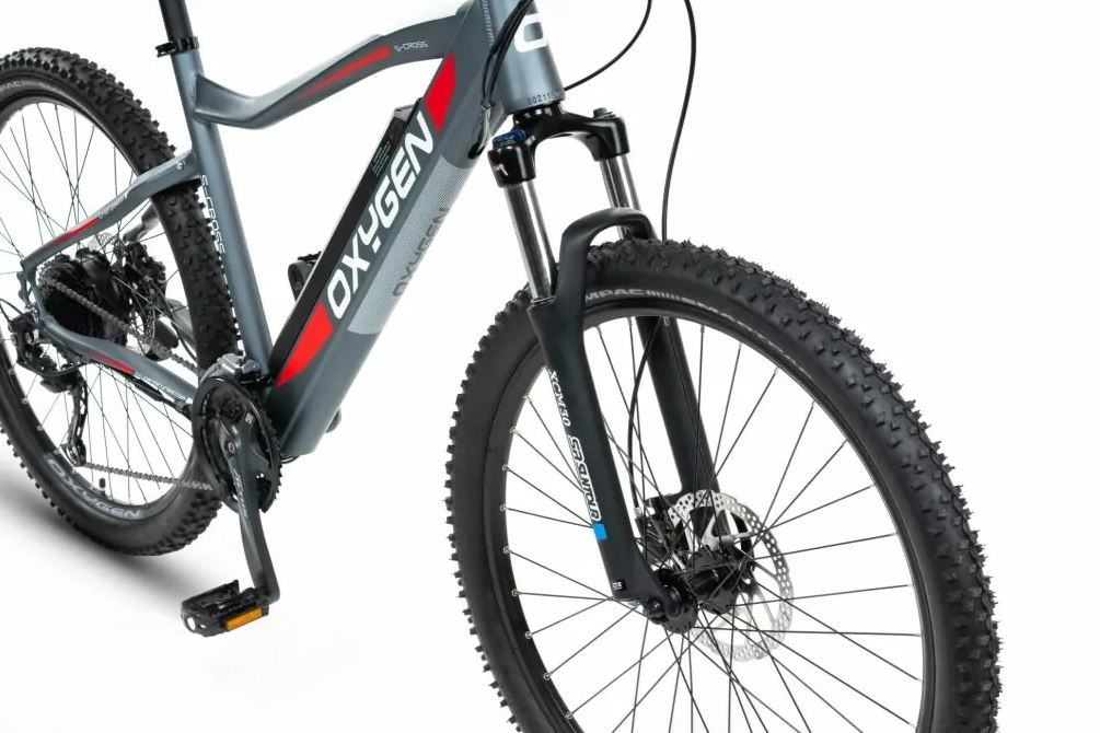 Oxygen S-Cross MTB MKII Electric Mountain Bike – 27 Speed, 27.5" Wheel 16AH Battery  Up To 70 Miles -  Delivered For Xmas