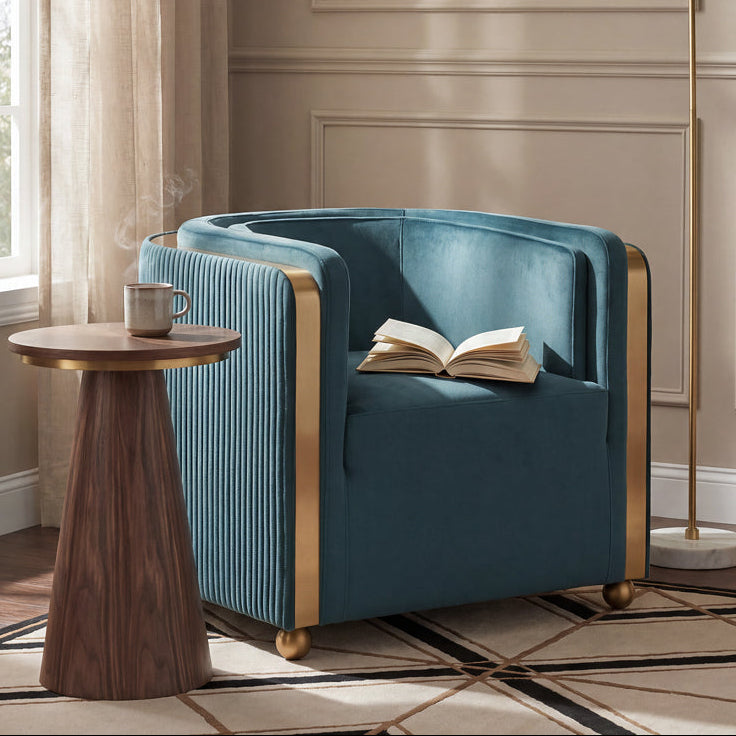 Ozman Lounge Chair - Peacock