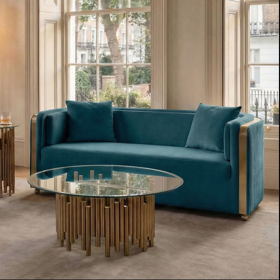 Ozman Two Seat Sofa – Peacock