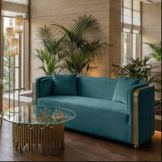 Ozman Two Seat Sofa – Peacock