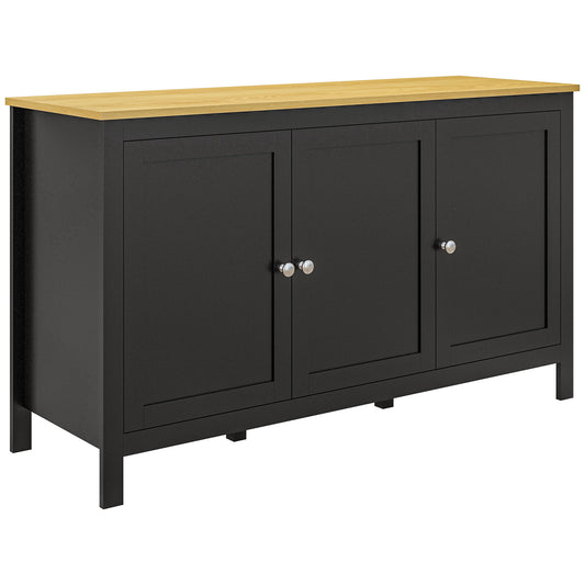 Sideboard Buffet Storage Cabinet, Storage Cabinet with Doors, Black