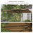 Garden Parasol, 3(m) Cantilever Parasol with Hydraulic Mechanism, Dual Vented Top, 8 Ribs, Cross Base, Khaki