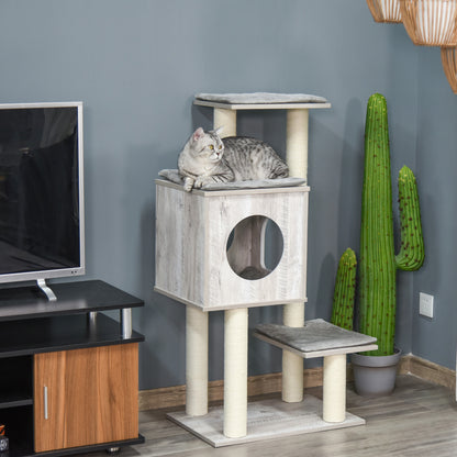 Multi-Level Cat Tree Tower Activity Center w/ Scratching Posts Condo