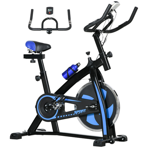 Indoor Exercise Bike Stationary Bike for Home Gym Workout, Blue