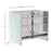 Stainless Steel Bathroom Mirror Cabinet, Double Doors,