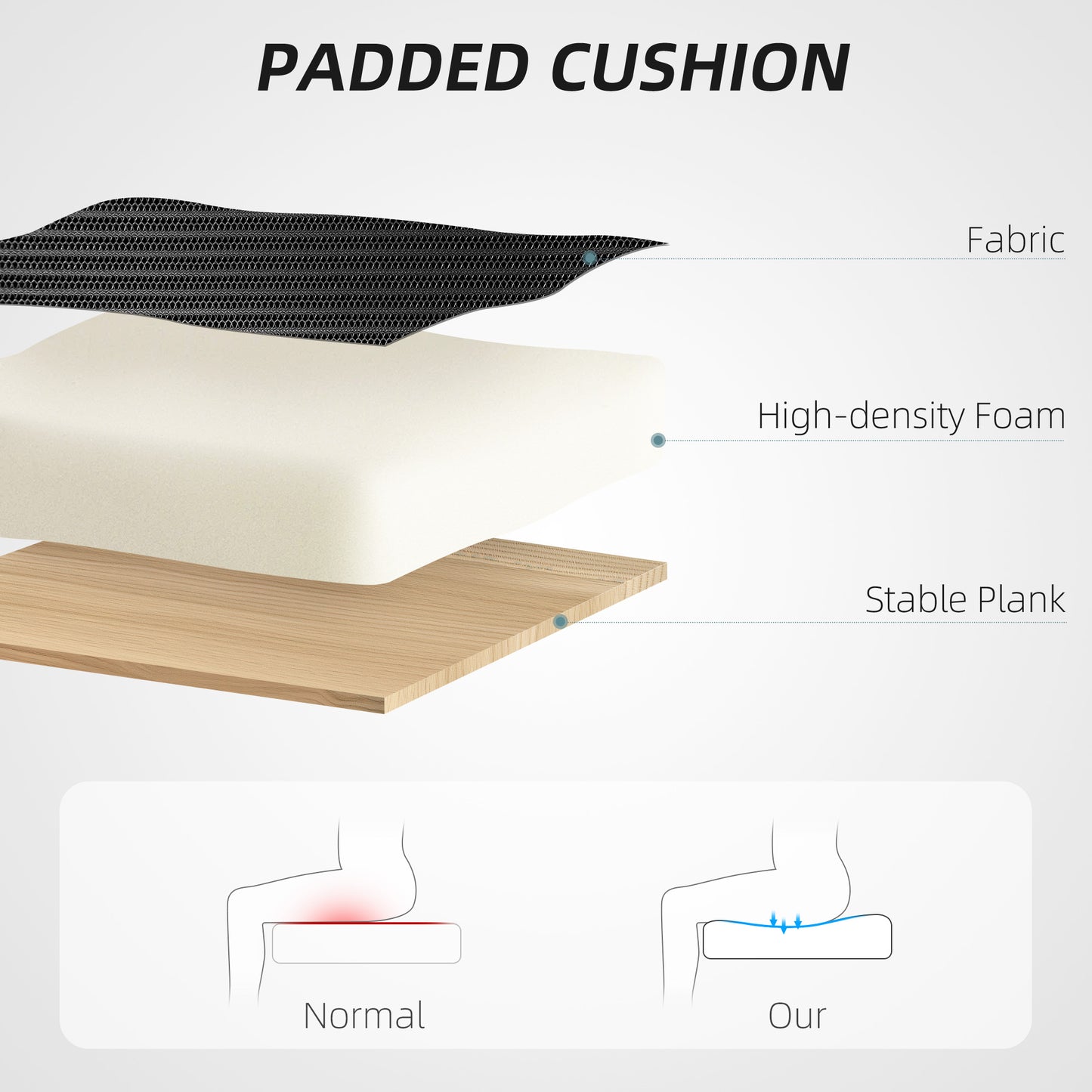 Executive Mesh Office Chair with Headrest, Lumbar Support, Black