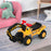 Kids 4-in-1 HDPE Excavator Ride On Truck Yellow/Black