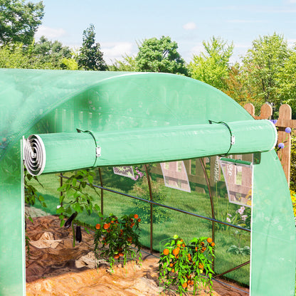 4 x 3 x 2m Greenhouse Replacement Cover ONLY for Tunnel Greenhouse