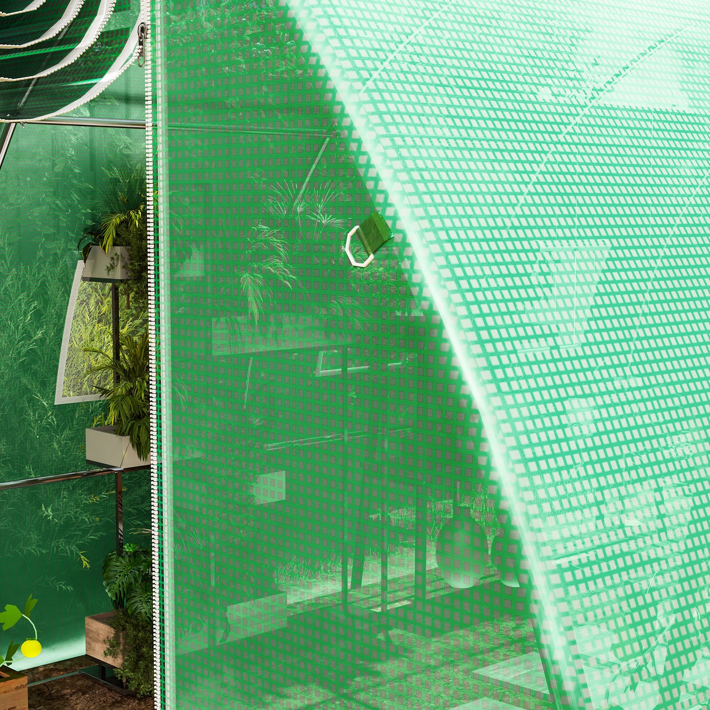 4 x 3 x 2m Greenhouse Replacement Cover ONLY for Tunnel Greenhouse