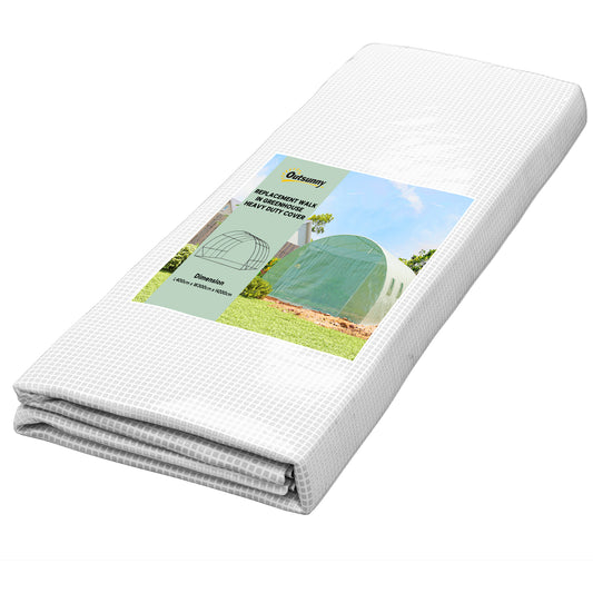 4 x 3 x 2m Greenhouse Replacement Cover ONLY for Tunnel Greenhouse