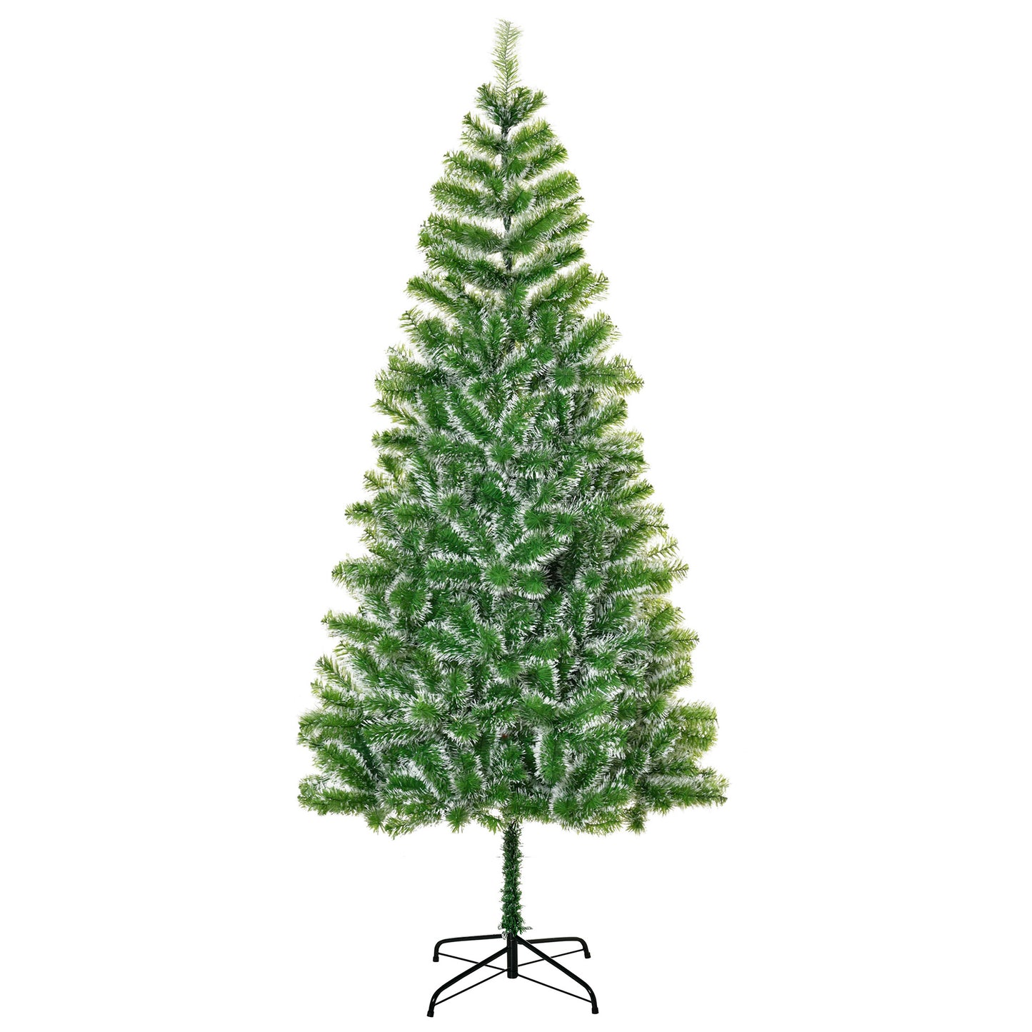 7FT Home Decoration Artificial Christmas Tree Xmas Gift Metal Stand