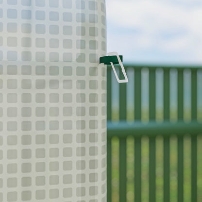 Walk-in Greenhouse, Green House with Mesh Windows, White
