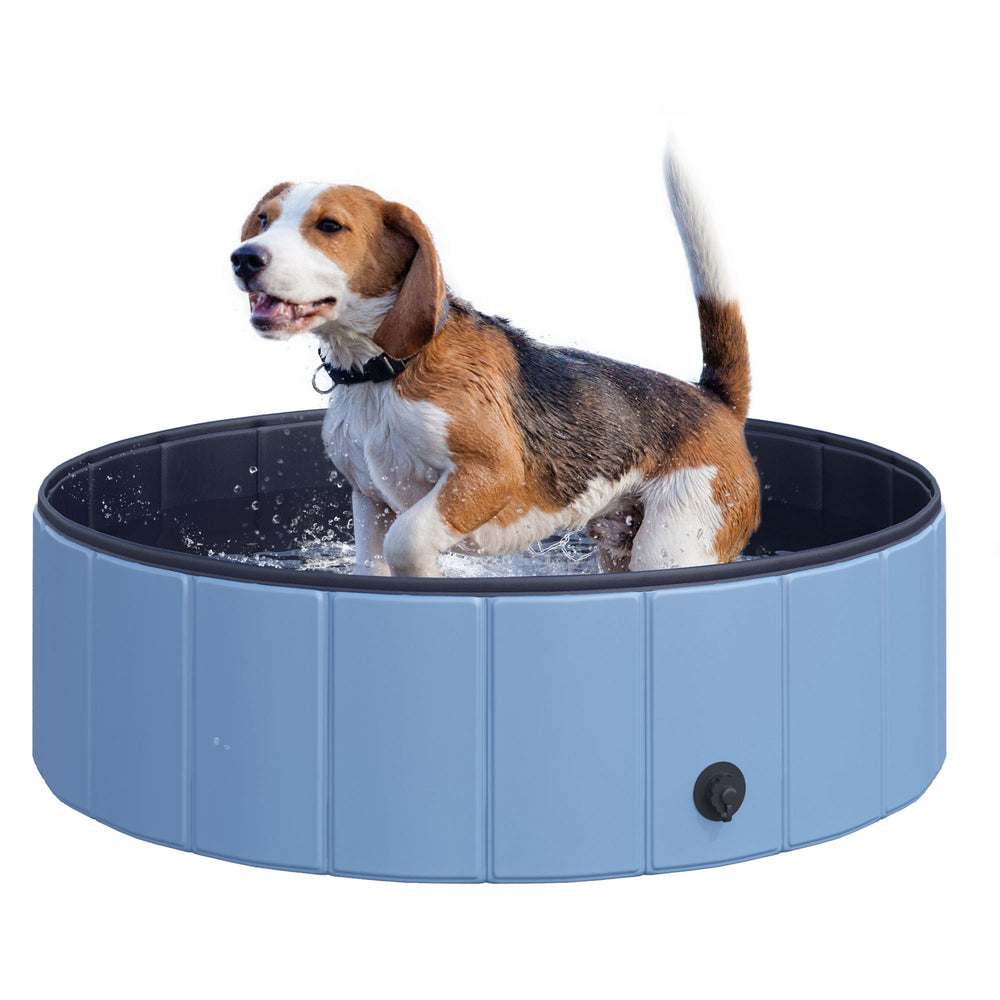 Φ100x30H cm Pet Swimming Pool-Blue