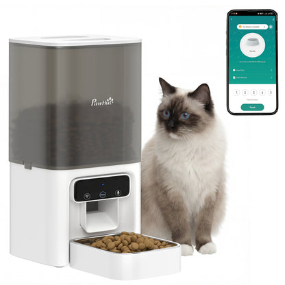Automatic Cat Feeder, 4.5L WiFi Cat Food Dispenser with Timer