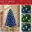 4FT Pre-Lit Artificial Christmas Tree w/ Fibre Optic Led Light Xmas Decorations