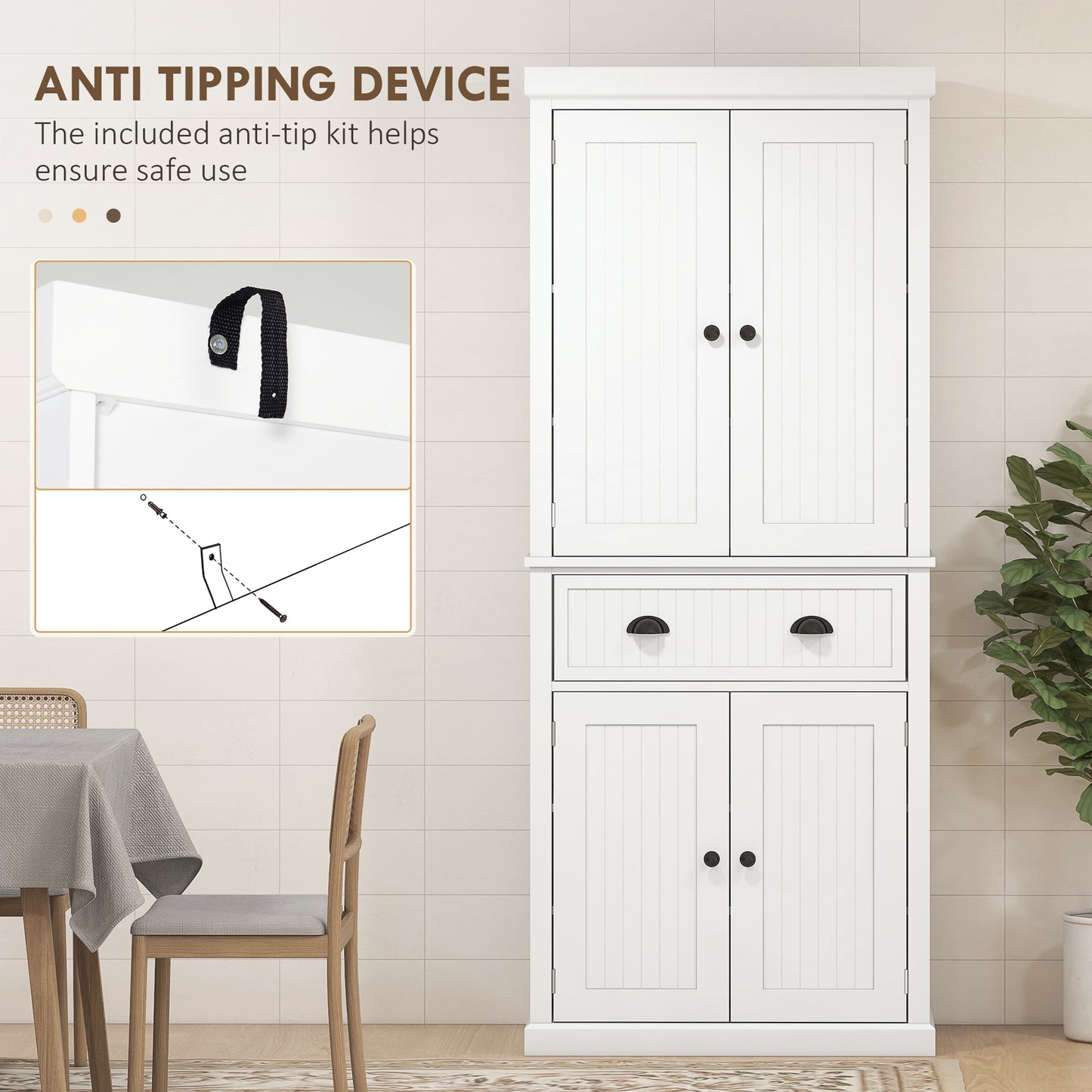 Dimmable Standing Lamp, Nordic Tripod Floor Lamp with Wood Legs