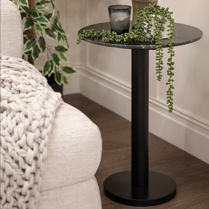 Parker Black Marble Side Table