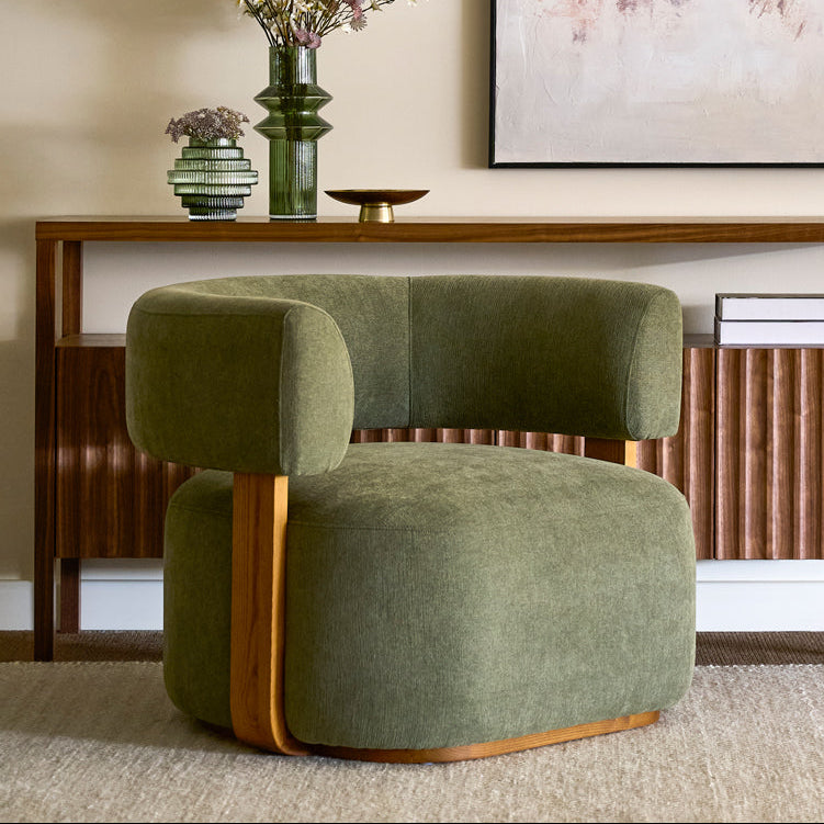 Pax Accent chair Sage Green – Chestnut