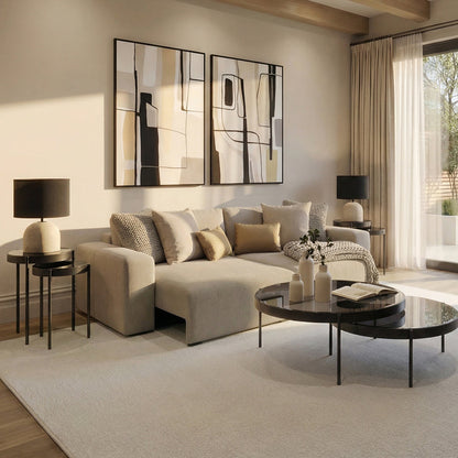 Pebble Sofa Bed - Taupe