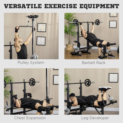 Adjustable Weight Bench Multifunction Full Body Workout Bench