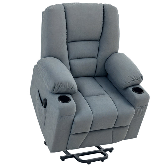 Riser and Recliner Chair w/ Remote, Lift Chair for Elderly, Grey