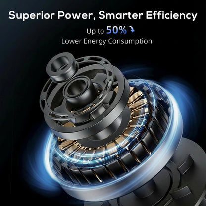 28dB Tower Fan for Bedroom, 26 ft/s Velocity Standing Fan, Black