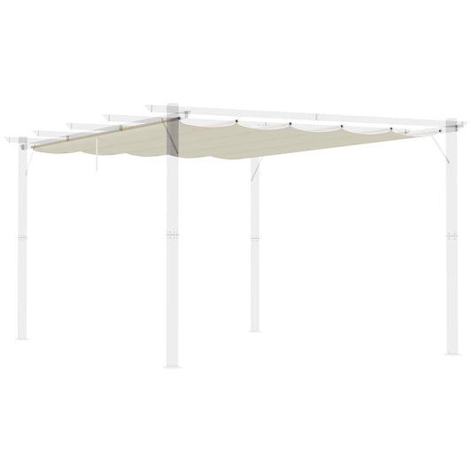 Pergola Shade Cover Replacement Canopy for 4 x 3(m) Pergola, Cream