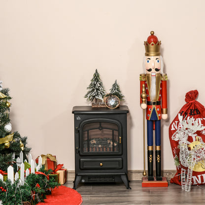 Fireplace Stove Heater Log Burning Flame Electric 950/1850W Living Room