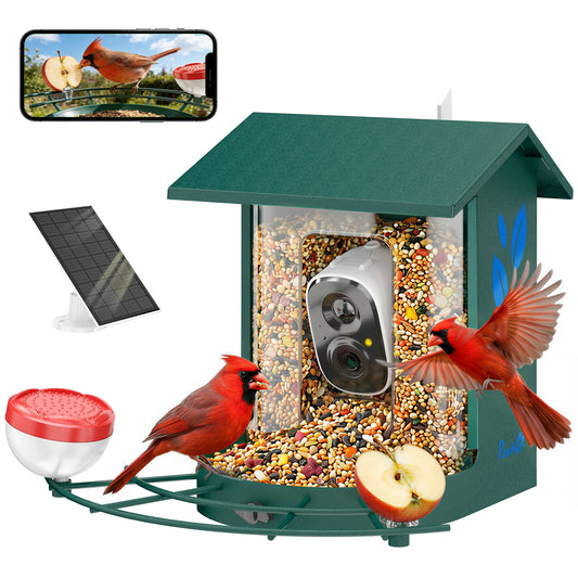 Smart Bird Feeder Camera with AI Identifies 16,000+ Bird Species