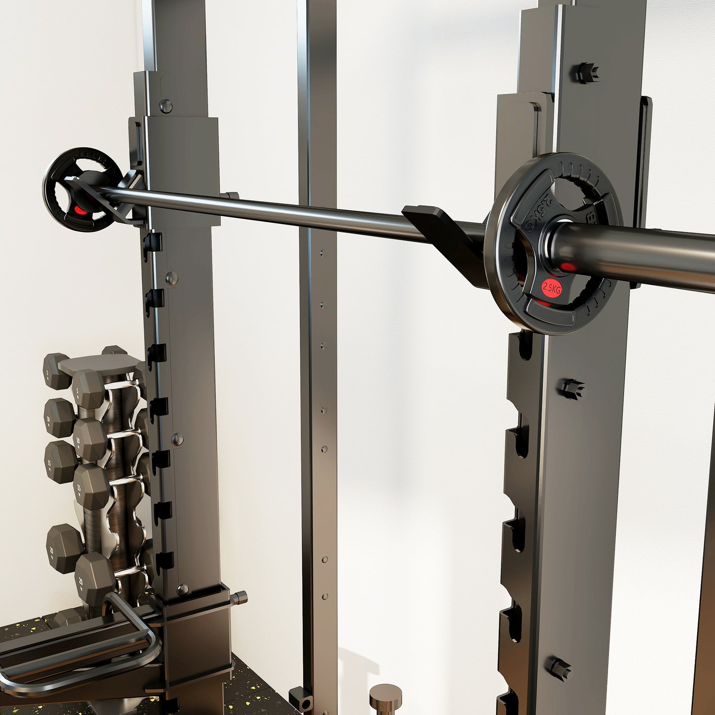 2 x 2.5kg Olympic Weight Plates, Weight Plate Discs with Tri-Grips