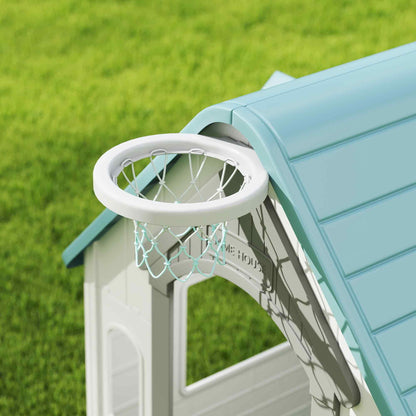 Playhouse for Kids Outdoor Indoor, 5 in 1 Garden House, Beige