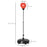 Punching Bag with Stand Boxing Bag Set with Adjustable Height Red