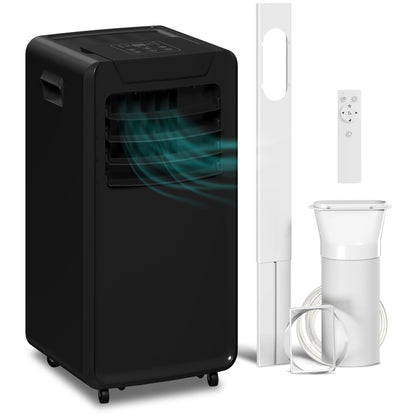 10000 BTU Mobile Portable Air Conditioner Room Ac Unit w/ RC, Black