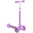 Kids 3 Wheel Scooter for 2-6 Years Old w/ Adjustable Height, Purple