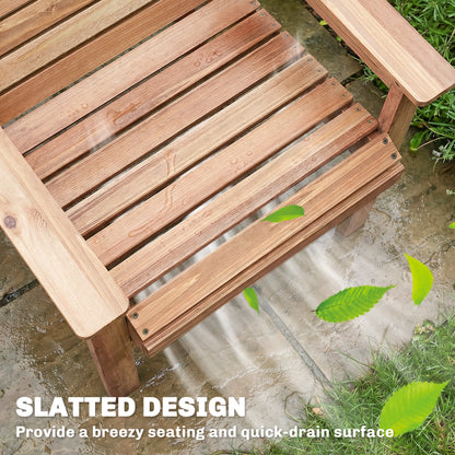 Garden Dining Set, Round Table and Chairs w/ Parasol Hole, Natural