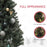 5ft Artificial Christmas Tree with LED Lights and Blue Decorations