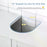 Kleankin 60x60cm Under Sink Storage w/ Adjustable Shelf Handles Drain Hole Bathroom Cabinet Space Saver Organizer White