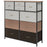 Bedroom Chest of Drawers, 10 Drawer Dresser with Foldable Fabric Drawers and Steel Frame, Multicolour