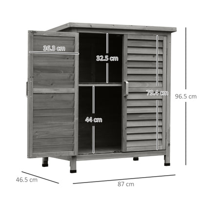 Garden Storage Shed 87L x 46.5W x 96.5Hcm