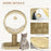 56cm Small Cat Tree for Indoor Cats with Scratching Post, Kitten Tower with Tunnel, Ball Toy, Cushion, Beige