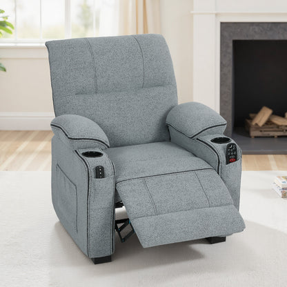 Electric Massage Recliner Armchair with Heat, Power Reclining Chair