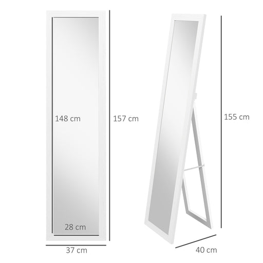 Full Length Mirror, Farmhouse Wall Mirror, Hanging & Freestanding